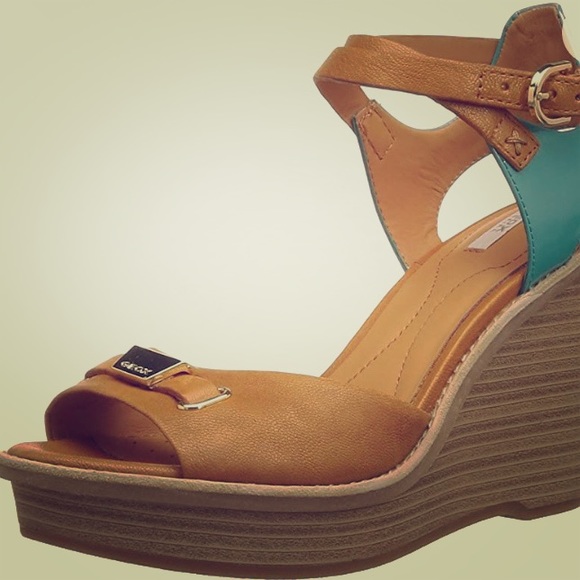 geox platform sandals